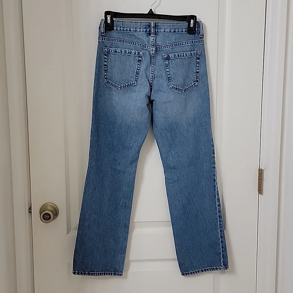 Old Navy, Size 12 Standard, Med Wash, Straight Leg Jeans, Excellent Used Cond.
